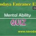 Navodaya School Class 6 Mental Ability Reasoning Daily Test