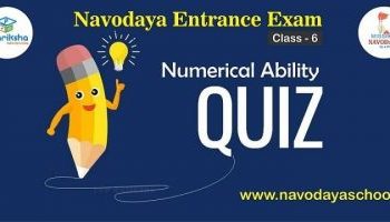 Navodaya School Class 6 Numerical Ability Math Daily Test