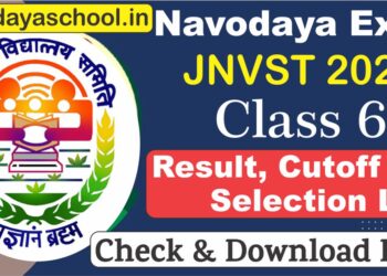 Navodaya Exam JNVST Class 6th Result 2023 Download & Check Here