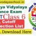 Navodaya Vidyalaya Selection Test (JNVST) 2023 Class 6 Result and Selection List Released Check and Download Now